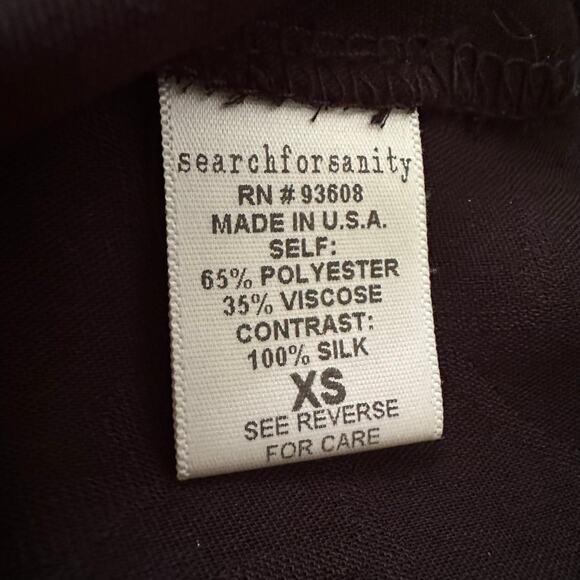 Search for Sanity black sleeveless top size XS - Picture 8 of 12